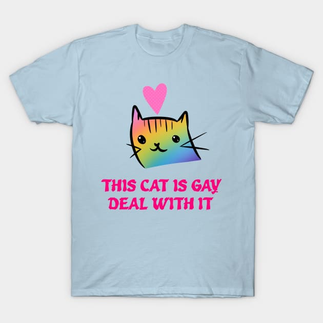 GAY CAT T-Shirt by ShinyBat